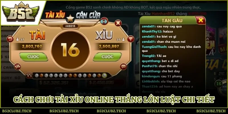 Cách chơi tài xỉu online thắng lớn được trình bày rõ ràng