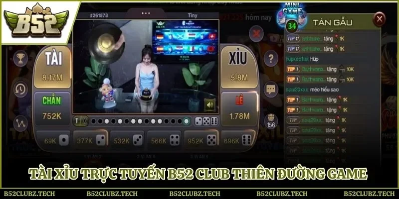 Tài xỉu trực tuyến B52 Club